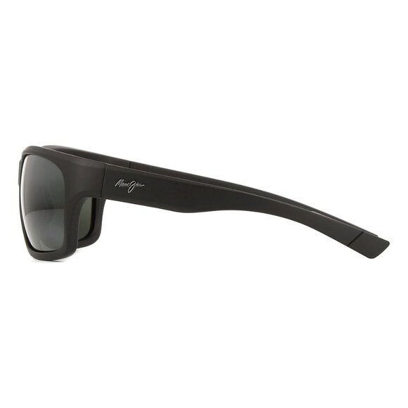 New MAUI JIM Ano Nui Black Polarised Square MJ0681S 001 Sunglasses Women - Picture 3 of 4